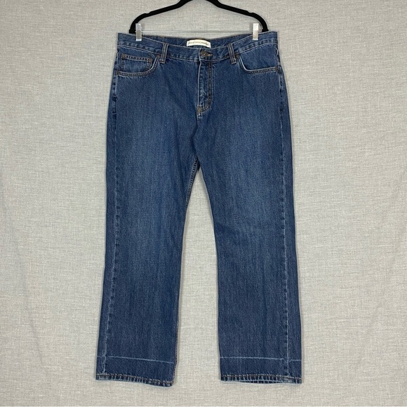 Denver Hayes Straight Jeans 38 X 30 100% Cotton Medium Wash Blue Mid Rise - Picture 1 of 12